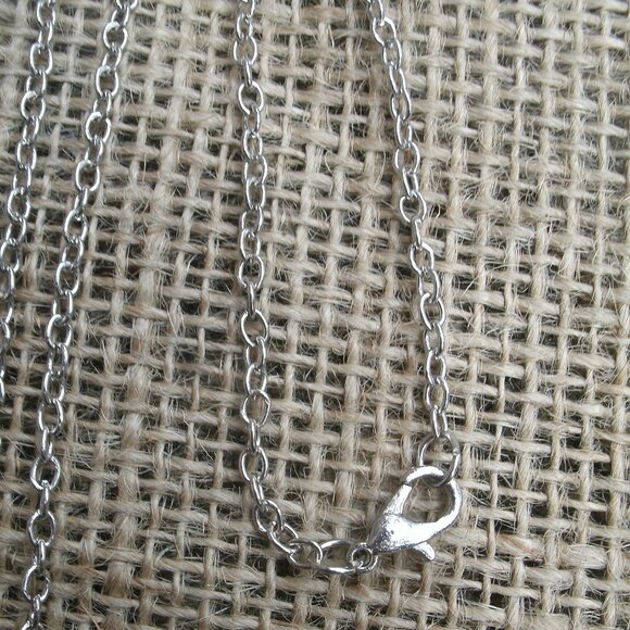 Flower of Life Design Glass Cabochon Pendant Necklace - Picture 10 of 13